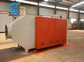 Curing fume treatment equipment